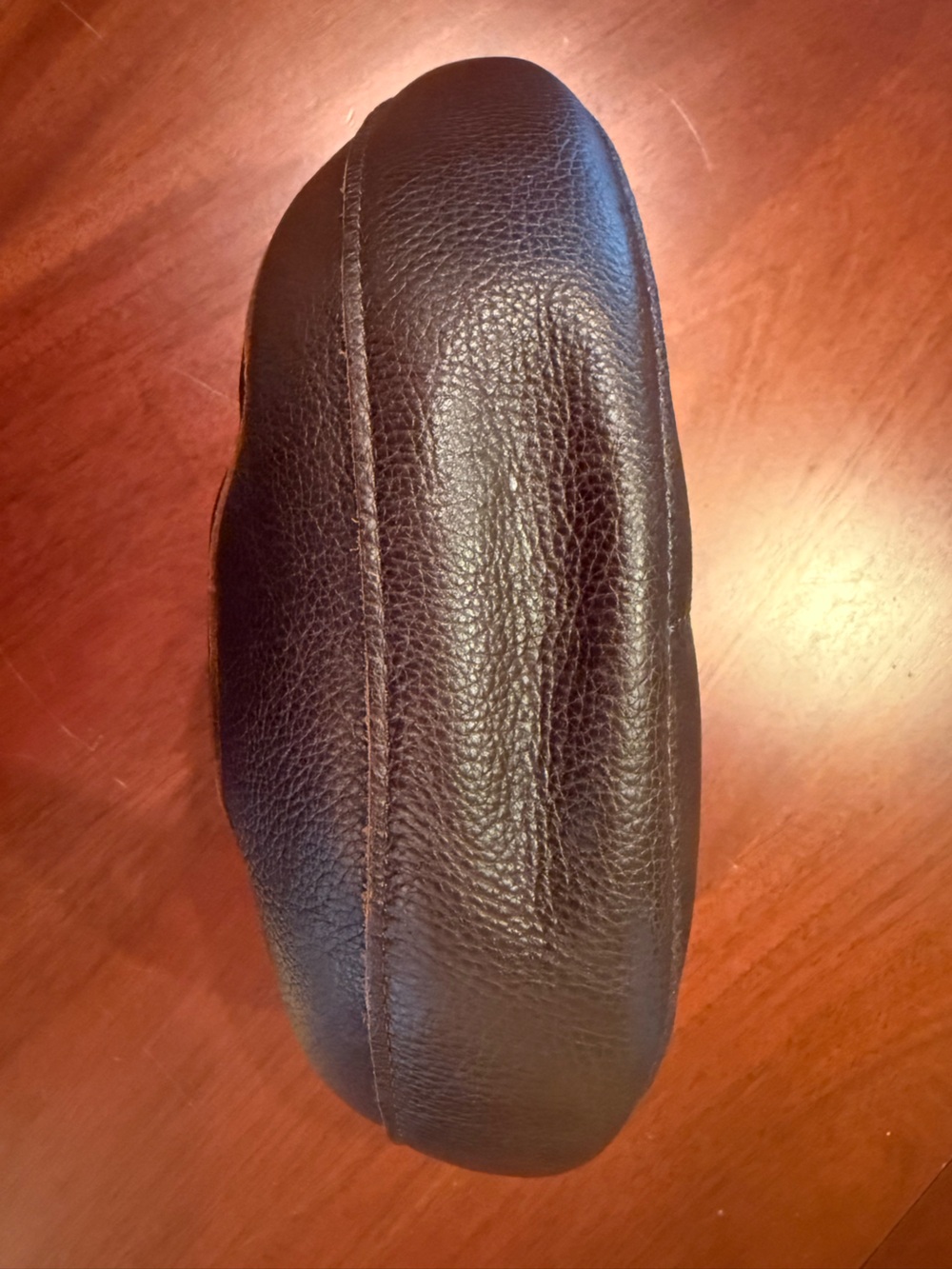 NWOT, Portland Leather Brown Crossbody Saddle Bag, koala sling, handbag. - Picture 2 of 7